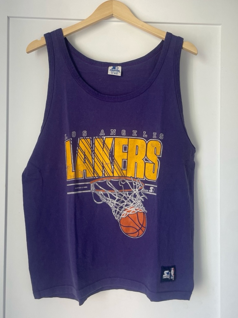 1988 Vintage Starter 🚨 Los Angeles Lakers Purple Tank Top